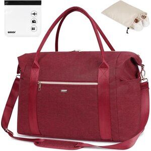 Travel Duffel Bag for Women Red